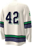 Under Armour  Notre Dame Fighting Irish Mens White Alternate Sporting Leprechaun Hockey Jersey