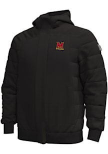 Mens Maryland Terrapins Black Under Armour Gameday Expanse Puffer Medium Weight Jacket