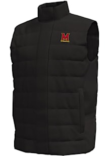 Mens Maryland Terrapins Black Under Armour Gameday Expanse Puffer Vest