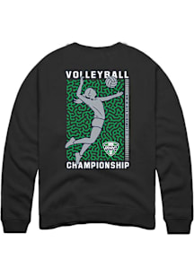 Summit Sportswear MAC Mens Black Volleyball Long Sleeve Crew Sweatshirt