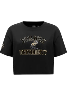 Purdue Boilermakers Black Pro Standard Classic Short Sleeve T-Shirt