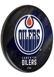 Edmonton Oilers Printed Sign - Black