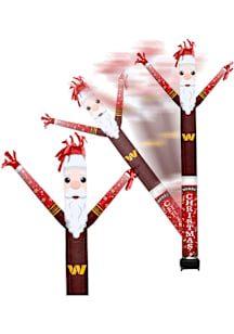Washington Commanders Burgundy Outdoor Inflatable Santa Crazy Sport Fan
