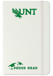 North Texas Mean Green Proud Grad team logo Notebook and Folder - White