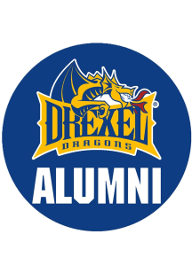 Navy Blue Drexel Dragons 3&quot; Alumni Button