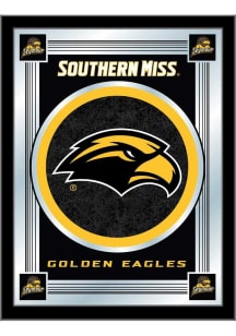 Southern Mississippi Golden Eagles Logo Hanging Back Bar Mirror