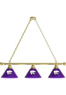 Gold K-State Wildcats 3 Shade Billiard Lamp