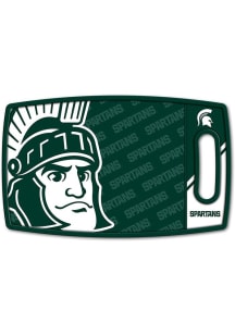 Green Michigan State Spartans Logo Series Kitchen Cutting Board