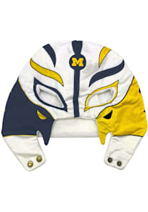 Forever Collectibles Michigan Wolverines Navy Blue Novelty Plush Lucha Mask Mens Knit Hat