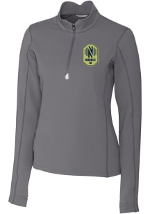 Cutter and Buck Nashville SC Womens Graphite Traverse Qtr Zip Pullover