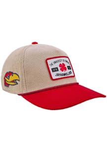 Black Clover Kansas Jayhawks Legacy Adjustable Hat - Brown