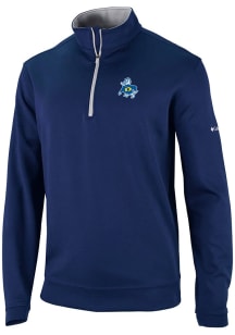 Mens Drexel Dragons Navy Blue Columbia Wickham Hills Vintage Qtr Zip Pullover