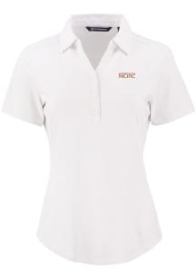 Cutter and Buck Pacific Tigers Womens White Forge Eco Polo Short Sleeve Polo Shirt