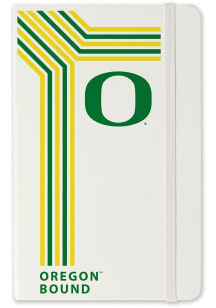 White Oregon Ducks School Bound team logo Notebook and Folder