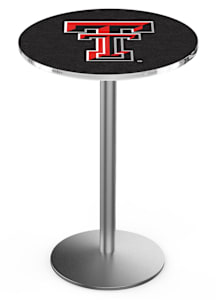 Texas Tech Red Raiders Stainless Round Base Pub Table