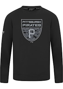 Levelwear Pittsburgh Pirates Black Mandate Buckler Long Sleeve T Shirt