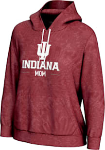 ProSphere Indiana Hoosiers Womens Crimson Mom Hooded Sweatshirt