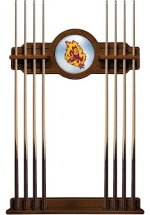 Arizona State Sun Devils Sparky Solid Wood Cue Rack Pool Cue