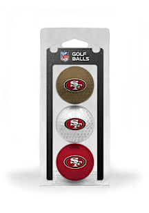 San Francisco 49ers 3 Pack Golf Balls