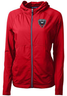 Cutter and Buck DC United Womens Red Adapt Eco Light Weight Jacket