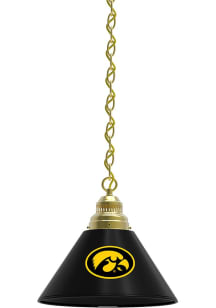 Gold Iowa Hawkeyes Single Billiard Lamp