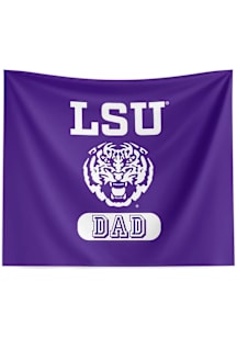 LSU Tigers Dad 34x40 Tapestry Blanket