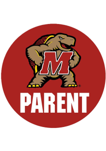 Red Maryland Terrapins 3&quot; Parent Button