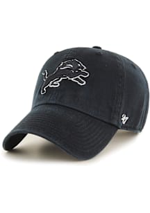 47 Detroit Lions Tonal Logo Clean Up Adjustable Hat - Black