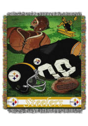 Pittsburgh Steelers Vintage Woven Tapestry Blanket