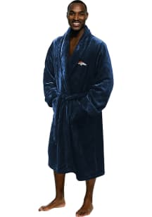 Denver Broncos Navy Blue L/XL Silk Touch Bathrobes