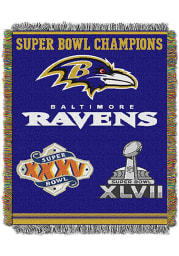 Baltimore Ravens 48x60 Commemorative Tapestry Blanket