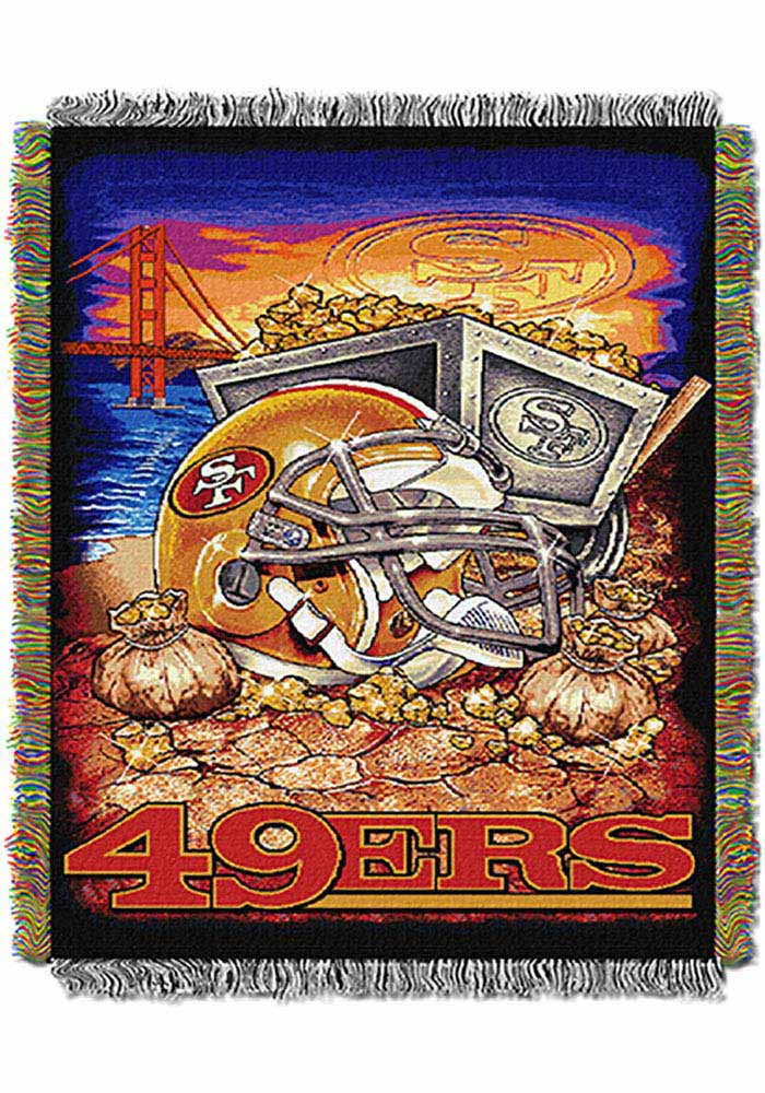San Francisco 49ers 48x60 Home Field Advantage Tapestry Blanket