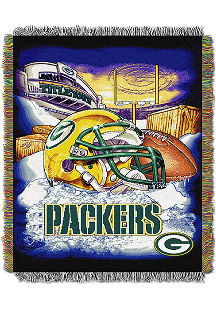 Green Bay Packers BLUE 48x60 Home Field Advantage Wall Hanging