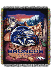 Denver Broncos 48x60 Home Field Advantage Tapestry Blanket