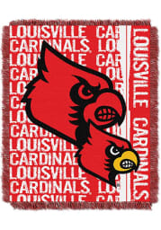 Louisville Cardinals 46x60 Double Play Jacquard Tapestry Blanket