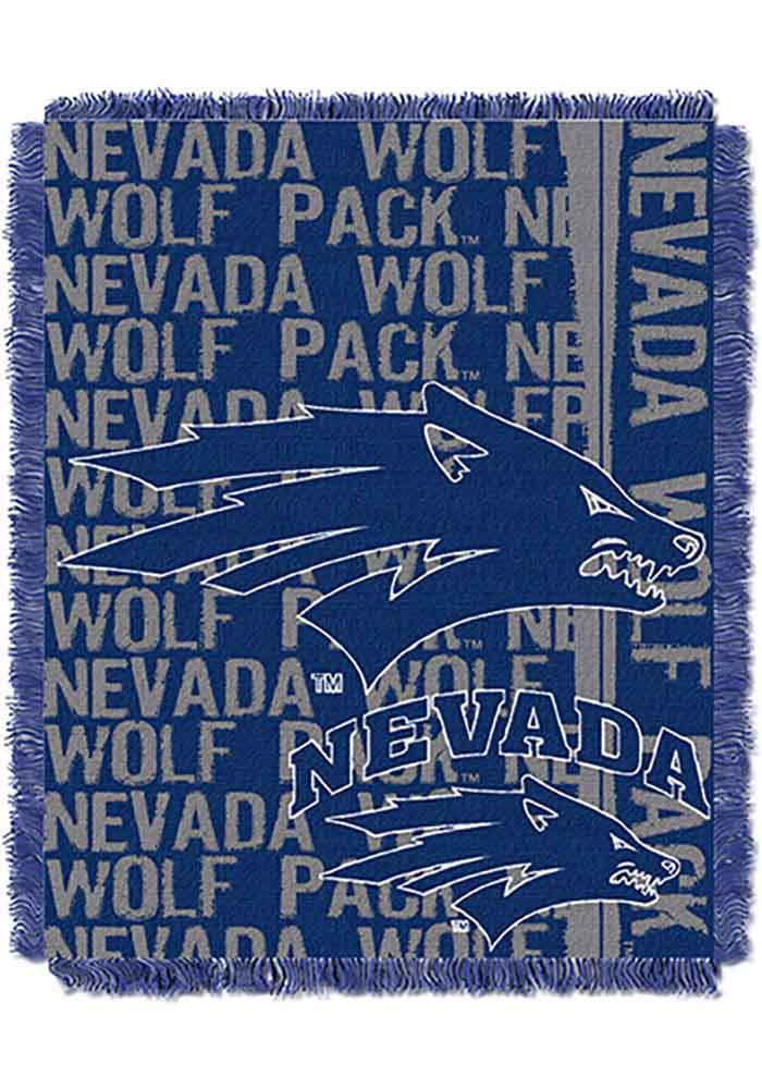 Nevada Wolf Pack 46x60 Double Play Jacquard Tapestry Blanket