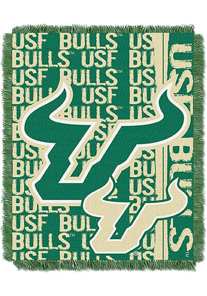 South Florida Bulls 46x60 Double Play Jacquard Tapestry Blanket