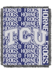 TCU Horned Frogs 46x60 Double Play Jacquard Tapestry Blanket