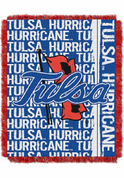 Tulsa Golden Hurricanes 46x60 Double Play Jacquard Tapestry Blanket