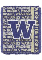 Washington Huskies 46x60 Double Play Jacquard Tapestry Blanket
