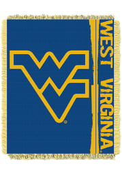 West Virginia Mountaineers 46x60 Double Play Jacquard Tapestry Blanket
