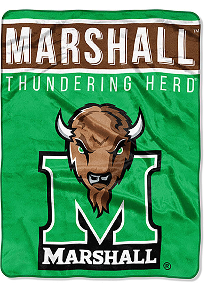Marshall Thundering Herd 60x80 Basic Raschel Blanket