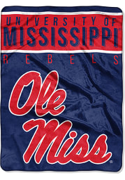 Ole Miss Rebels 60x80 Basic Raschel Blanket