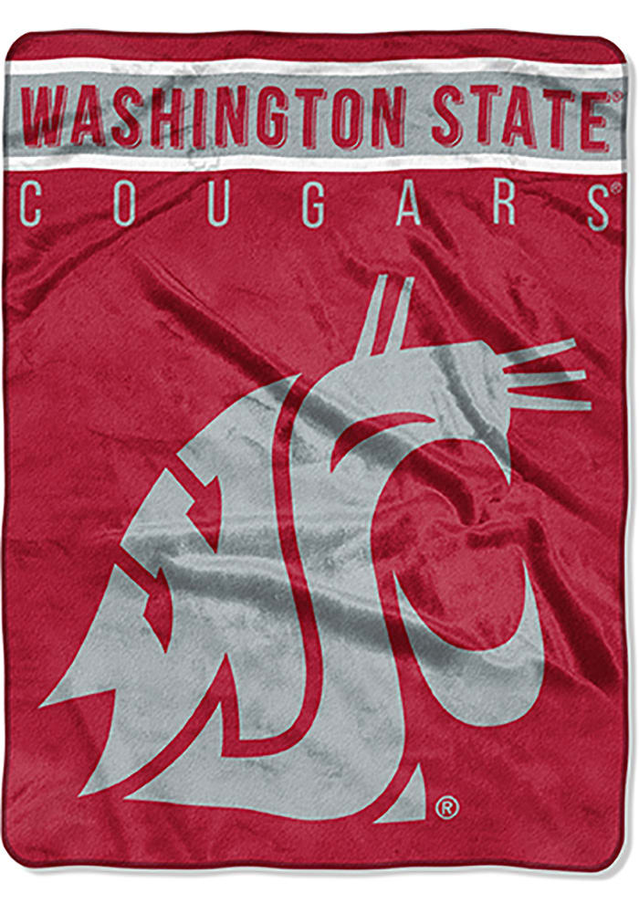 Washington State Cougars 60x80 Basic Raschel Blanket