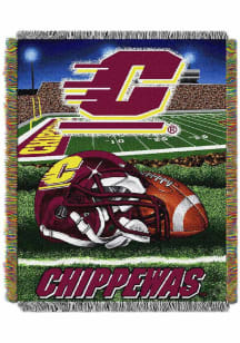 Central Michigan Chippewas 48x60 Home Field Advantage Tapestry Blanket