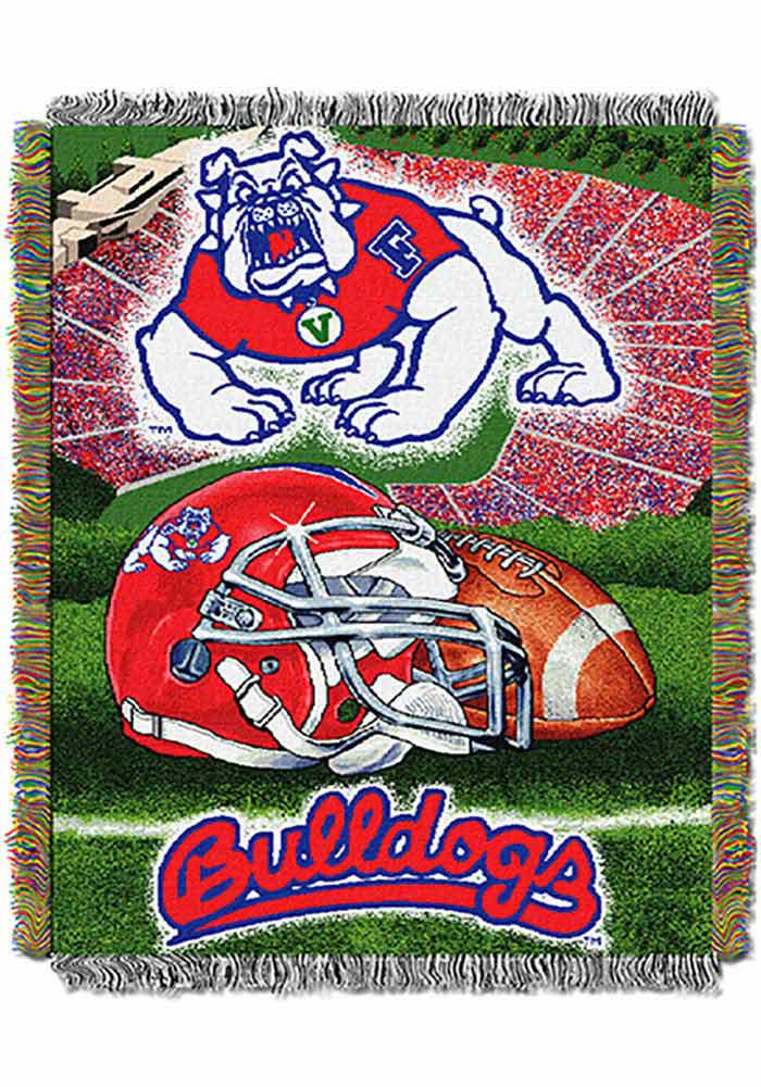 Fresno State Bulldogs 48x60 Home Field Advantage Tapestry Blanket