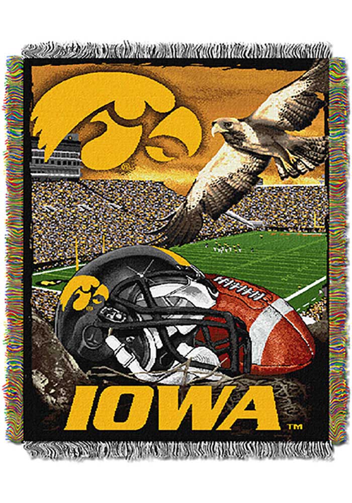 Iowa Hawkeyes 48x60 Home Field Advantage Tapestry Blanket