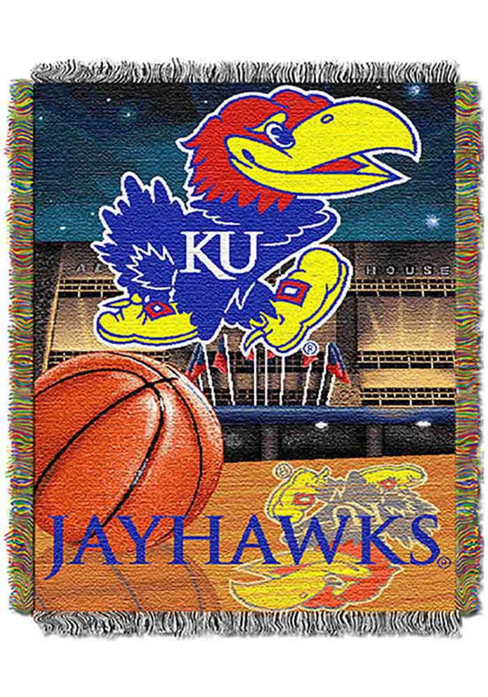 Kansas Jayhawks 48x60 Home Field Advantage Tapestry Blanket