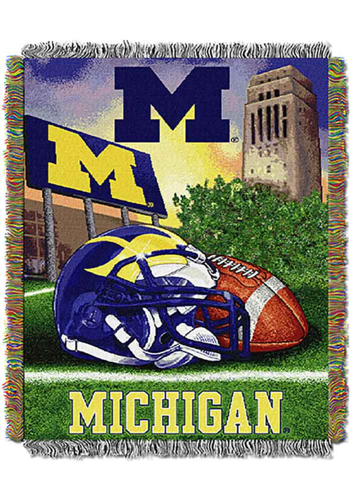 Michigan Wolverines 48x60 Home Field Advantage Tapestry Blanket