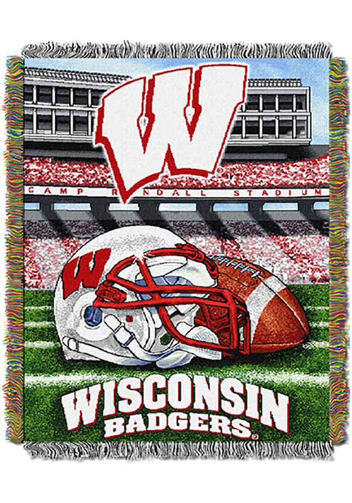 Wisconsin Badgers 48x60 Home Field Advantage Tapestry Blanket